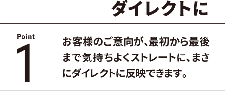 point1 ダイレクトに